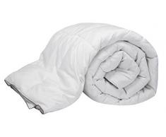 Pikolin Home - Couette naturelle en plumes doies 96%, housse en 100% coton percale 220g/m²/automne/hiver. 200x220cm-Lit 120