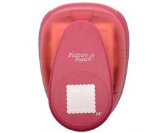 Vaessen Creative Perforatrice de Papier, Taille XXXXL, CarrÃ© FestonnÃ©, Pour Projets DIY, Scrapbooking, CrÃ©ation de Cartes et Plus