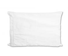Camille 554011 Camille Taie dOreiller Américaine Coton Blanc 50 x 75 cm