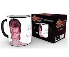 GB Eye Mug céramique David Bowie Aladdin Sane Couleur Changeante Selon la Chaleur 15 x 10 x 9 cm