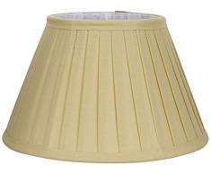 Better & Best 0200257 â écran de lampe de coton, de 25 cm, table étroite, Couleur Jaune