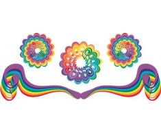 Indigos 4051719822816 Sticker Mural, Multicolore