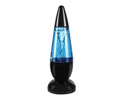 Funtime Gifts Twister Water Tornado Lampe à lave LED à couleur changeante intégrée Multicolore