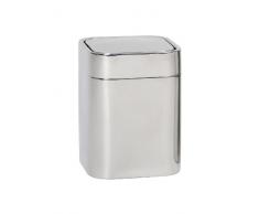 Andrea bA61181 Poubelle en Acier Inoxydable Brillant