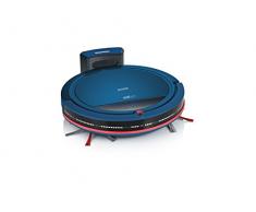 Severin RB 7028, Aspirateur Robot (Set Premium avec Station de Charge, Télécommande et Mur Virtuel Inclus, S´SPECIAL chill pro) Bleu/Rouge