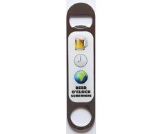 BOXER Oclock bière Décapsuleur Coussin Barre de Lame, Argent