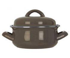 Premier Housewares 0104597 Mini cocotte avec couvercle, poignÃ©es larges en Ã©mail