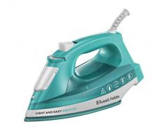 Russell Hobbs 24840-56 Fer à Repasser Vapeur Light and Easy, Défroissage Vertical Possible - Vert