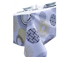 CALITEX Nappe Toile cirÃ©e, Gold, 140 x 250 cm