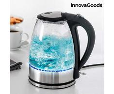 Innovagoods 8.43553E + 12 Bouilloire avec LED Noir/argentÃ©