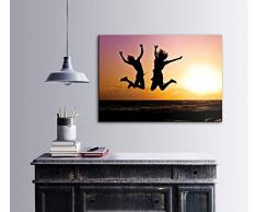 Bonamaison DÃ©coration Murale Impression sur Toile, Dimensions: 100 x 70 Cm - ConÃ§u et fabriquÃ© en Turquie