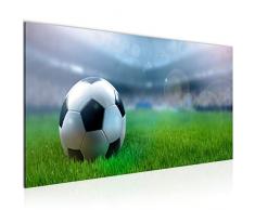 Tableau decoration murale Football - XXL Impression sur Toile Salon Appartment 1 Parties - prÃªt Ã accrocher - 402412a