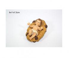 Nuovo Centro Casalinghi PERS. Gesu Enfant avec Berceau 11 cm