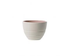 like. by Villeroy & Boch â its my match Mug Leaf, 450 ml, Porcelaine Premium, Blanc/Rose