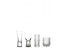 Iittala 1015653 wirkkala Année zente Liqueur de Verre à Liqueur Lot de 4, Transparent