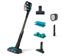 Philips SpeedPro Max Aspirateur sans fil avec buse daspiration Ã 360Â° Max. 80 min. dâautonomie de la batterie Avec fonction balai bleu