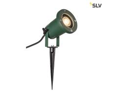 SLV Big Nautilus QPAR51 Lampe de sol dextÃ©rieur Vert IP65 max. 11 W Lampe en aluminium 0 W