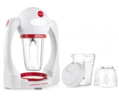 Macom Just Kitchen 852Â Smoothie Maker Blender, blanc/rouge