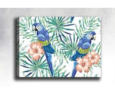 Bonamaison Peinture sur toile, multicolore, 30 x 40 cm - Conçu et fabriqué en Turquie