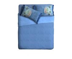 Ipersan 1 Personne Complet lit Fine Art Photographique White Bang Couleur Blue 160x300 cm