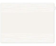 Contento 655533 Jay Set de Table Motif Strip Plastique Blanc 40 x 30 x 10 cm
