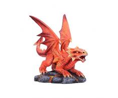 Nemesis Now Anne Stokes Figurine de Dragon de feu Rouge Taille Unique