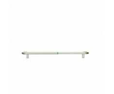 UMBRA Twilight. Kit complet de tringle Ã rideaux occultant. En mÃ©tal, nickel. Extensible de 121.9cm Ã 233.5cm.