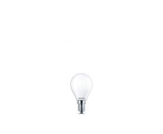 Philips Ampoule LED Classique LED en Verre, E14, Forme de Goutte, Remplace 40W, Blanc Chaud (2700), 470 Lumens, 4,3 Watt