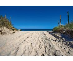 Tapisserie dÃ©co poster PLAGE EN VENDEE 3 x 2,70 m | DÃ©co et photo murale XXL QualitÃ© HD Scenolia