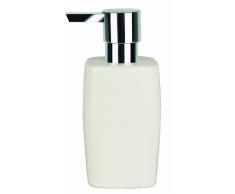 Spirella Retro Stoneware Distributeur de Savon Blanc