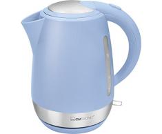 Bouilloire Clatronic - RockânâRetro - 1,7 l - Avec filtre anti-calcaire - Arrêt automatique et manuel - Ãlément chauffant dissimulé bleu