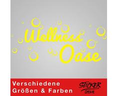Wellness OASE Sticker Mural Motif cafÃ© et cafÃ© Jaune 200 x 96 cm