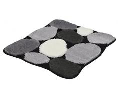 Kleine Wolke 8972926331 Stone Tapis de bain Noir 65 x 55 cm