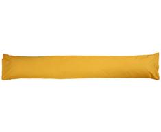 ESSIX Taie de traversin uni, Coton, Jonquille, 43x230 cm