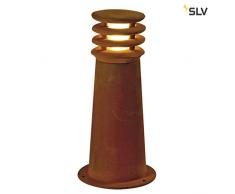 SLV Rusty Lampe dextÃ©rieur 40Â LED Round Lampadaire, 8,6Â W, COB, 3000Â K, IP55, acier gerostet 233407