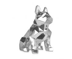 World Art Bullo facettÃ© assis Sculpture En RÃ©sine, Multicolore, 62x55x39 Cm