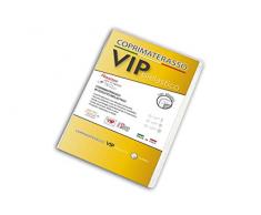 V.I.P. Very Important Pillow V.I.P. VIP Protège-Matelas avec élastique aux Coins, Tissu Jacquard bi-élastique, pour lit 1 Place et demie, 125 x 200 cm, Blanc, 125 x 200 cm