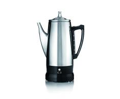 Bialetti 30-33655 CafetiÃ¨re Basic percolateur eco pour 4-12 Tasses Argent