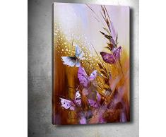 Bonamaison Peinture sur toile, multicolore, 30 x 40 cm - Conçu et fabriqué en Turquie