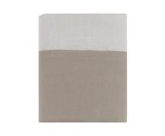 Essix - Housse de couette Cottage Lin Blanc 200 x 200 cm