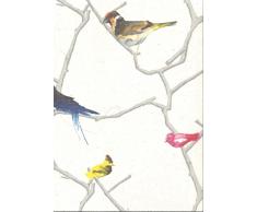 Linder 0171/29/49847/377 Rideau 8 Oeillets Fusil Ronds Polyester/Coton Multicolore/Ãcru 150 x 260 cm