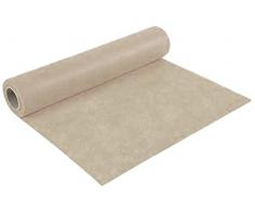 Viphome 6CHT015TA Chemin de Table Effet Tissu Taupe 30 x 720 cm