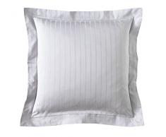 Blanc des Vosges DIVINE Taie carrÃ©e Coton MÃ©tal 65 x 65 cm