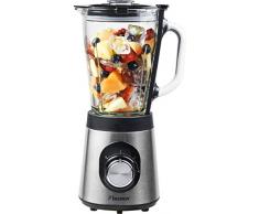 Bestron Mixeur sur Pied, Kitchen Heroes, 500 Watt, 1,5 Litre, Acier Inoxydable