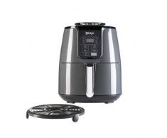Ninja Friteuse Air 4,4 L, 4 Modes de Cuisson, 1550W, [Af100Eu] Gris/Noir, CÃ©ramique Anti-AdhÃ©sive