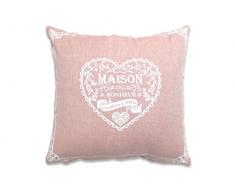 Soleil docre 547710 Chambres DHotes Coussin Coton Rose 40 x 40 cm