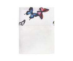 Essix - Drap Plat ThaÃ¯s Percale de Coton Multicolore 240 x 300 cm