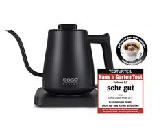 Caso 1877 Coffee Classic Bouilloire Ã©lectrique en acier inoxydable haut de gamme Noir mat 18/8 600 ml
