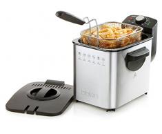 Domo do507fr Friteuse en acier inoxydable 4Â l