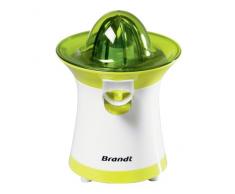 Brandt PAI-40V - Presse Agrumes Ãlectrique - 40W - 2 Cônes - Stop Goutte - Rotation Alternée - Bec Verseur - Blanc et Vert